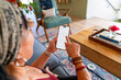 © Christine La/Stocksy - blank smartphone screen