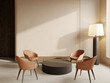 © Viktoriia Lytvyn/Stocksy - Lounge hall or living room. Home or hotel reception, office salon room