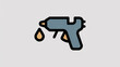 © khan - Oil gun dripping lubricant mechanical tool for grease application in industrial settings
