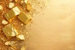 © SABER - Golden bars, gold nuggets, precious metal, wealth, finance