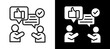 © Littlestar23 - Clear Communication Whiteblack icon