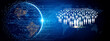 © InfiniteFlow - Futuristic Global Network Concept with Digital Connections and Diverse People Group Representing Technology and Communication in Modern Society Quark.