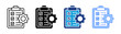 © Bahrulstock - Task Planning icon set multiple style collection