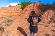© unai - Woman hiking in las arcillas natural park in teruel