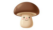 © Hunter Image - Cute cartoon mushroom with happy face isolated on transparent background