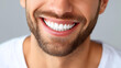 © Nataliya - Joyful smile with straight teeth radiating confidence, modern dental clinic orthodontic success, oral health visualization, teeth alignment representation, with copy space