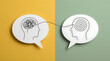 © Gambar - Mental health concept: therapy session symbolizing communication and understanding