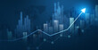 © Miha Creative - Stock market investment trading graph growth.Investment finance chart,stock market business and exchange financial growth graph.