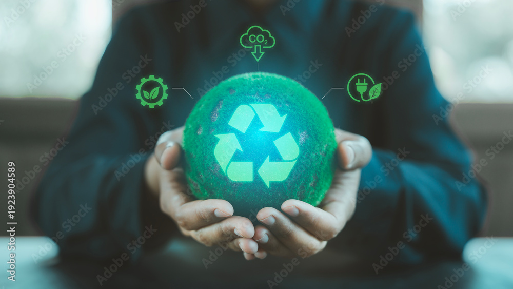 Recycle Program Esg Foto ESG, sustainability, eco technology, digital climate solutions ...