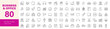 © Dear Lala - Office and Business icon set. Editable line icons. Vector illustration.
