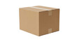 © Erd.Concept - Logistics and E-commerce Industry Realistic Cardboard Box Illustration. Isolated Brown Packaging Carton for Shipping and Delivery Services.
