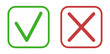© Pawel - Check Marks and Red Crosses Representing Correct and Incorrect Options