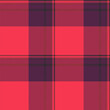 © SolaruS - Structure plaid textile background, geometry texture tartan seamless. Naked pattern vector fabric check in pink and red colors.
