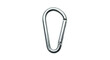 © Mahmudur - Silver carabiner clip on transparent background isolated