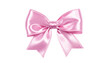 © Hashir Omer - Elegant satin pink ribbon bow isolated on transparent background