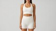 © Yani Aulia - Stylish Cream Activewear Set for Women