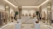 © Chrishen - Minimalist luxury fashion boutique interior design