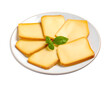 © rskasl - Raclette cheese portion slices delicious natural snacks isolated on transparent png