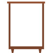 © The Creative Idea - Minimal wooden booth frame isolated on background symbolizing exhibition stand structure, trade show setup, and retail display concept.