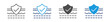 © Dahlianiqi - skin protection icon set multiple style