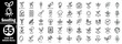 © Hafiz - Diverse plant growth and gardening tool icons. Eco friendly apps vector illustration.