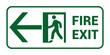 © Farha - Fire exit safety sign