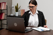 © Лиза Птицына - Professional woman planning projects in office. Concept of business planning.