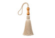 © Rimon - A traditional wooden handled tassel with rope and fringe decoration isolated on transparent background