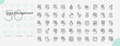 © Madani Pro - Date Management Line Editable Icons set