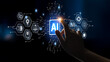 © InfiniteFlow - Artificial intelligence AI assistant concept featuring agentic AI understands voice, analyzes images, and autonomously completes complex AI tasks. Next generation of smart AI technology. Corpus