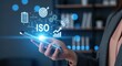 © The Little Hut - ISO Standards Management on Mobile Device: Business Compliance, Quality Control and Certification Concept