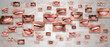 © New Africa - Collage with smiles of different people on grey background. Dental care for teeth health