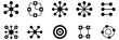 © vector gelary - Network icon set glyphs, connectivity connection node and link symbols, nodes and links icons collection for ranked technology graphics, data network visualization, server systems