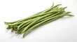 © Armin - Fresh green okra pods displayed neatly on a clean white background.