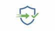 © Sarti Nilawati - Shield Icon with Green Checkmark and Arrow.