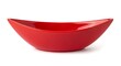 © safaeat - Bright Glossy Red Ceramic Oval Serving Bowl Isolated on White Background serving dish