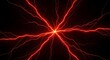 © creativio92 - Electricity discharge in the form of red lightning