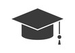 © Gabrieuskal - Icono de gorro de graduación negro con borla