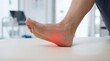 © Creative Concepts  - Plantar fasciitis foot pain highlighted on sole area