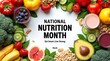 © Naymur - Celebrate national nutrition month with a vibrant array of fresh fruits and vegetables
