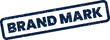 © Mahmud - Distinctive textured stamp displaying the prominent text Brand Mark for corporate identity and recognition