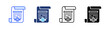 © Uyun rokhman - Decree Multiple Style Icon Set Vector