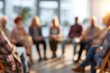 © Igor - Therapy group session with people in circle