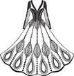 © Songram - fashion dress vector illustration