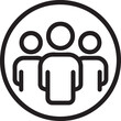 © Khadija Nuri - Three People Group Team Circle Profile Icon