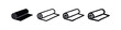 © liubomir118809 - Unrolling Fabric or Mat Symbols with Pixelated Style