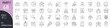 © khansa - Party icon set. Celebration and event related line icons. balloons, confetti, cake, music, dance, drinks, decorations, party hat, invitation, fireworks and more. Editable stroke.