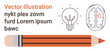 © robu_s - Education, creativity, learning, innovation, design, brainstorming. Pencil with light bulb and brain illustration. Education and creativity concept highlighting innovation and learning ideas