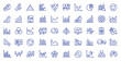 © RosieLily - Graph and Chart icon set. Editable line icons. Vector illustration.