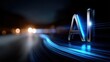 © Mariia - Artificial intelligence concept with glowing AI letters and flowing digital light lines on a dark background, symbolizing advanced technology, innovation. Copy space for text
